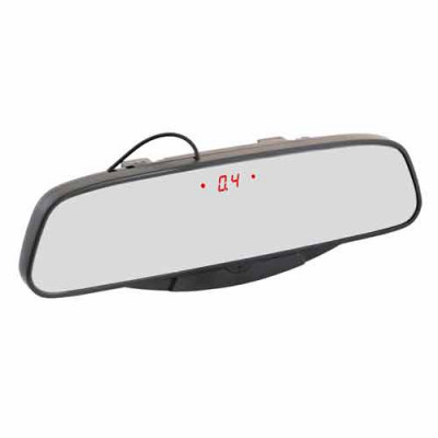 LED-017-4 Парктроник на 4 датчика с зеркалом заднего вида