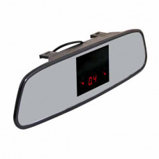 LED-027-4 Парктроник на 4 датчика с зеркалом заднего вида
