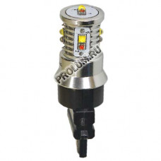Светодиодная лампа 3157, 10 CREE XB-D, CAN, Белая/Желтая